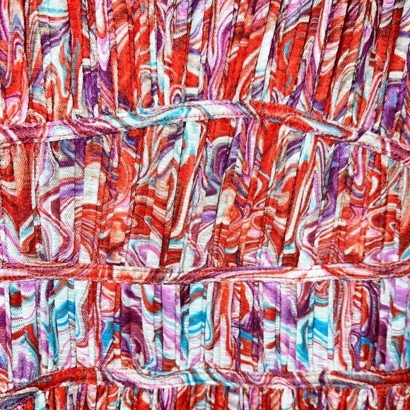 NWT Forever 21 Abstract Print Cami Midi Dress Size Small - Picture 3 of 8